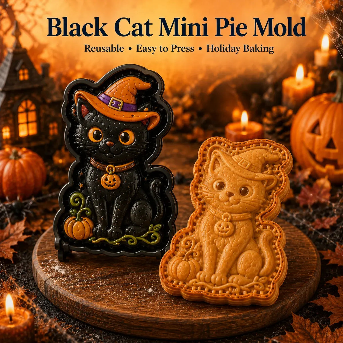 🎃 Halloween Mini Pie Mold Collection