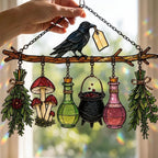 Raven Witch Suncatcher