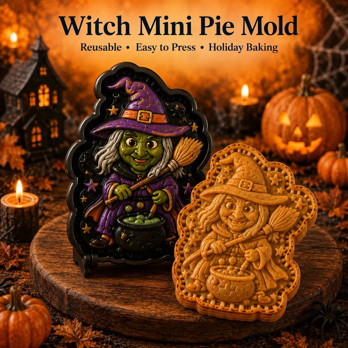 🎃 Halloween Mini Pie Mold Collection