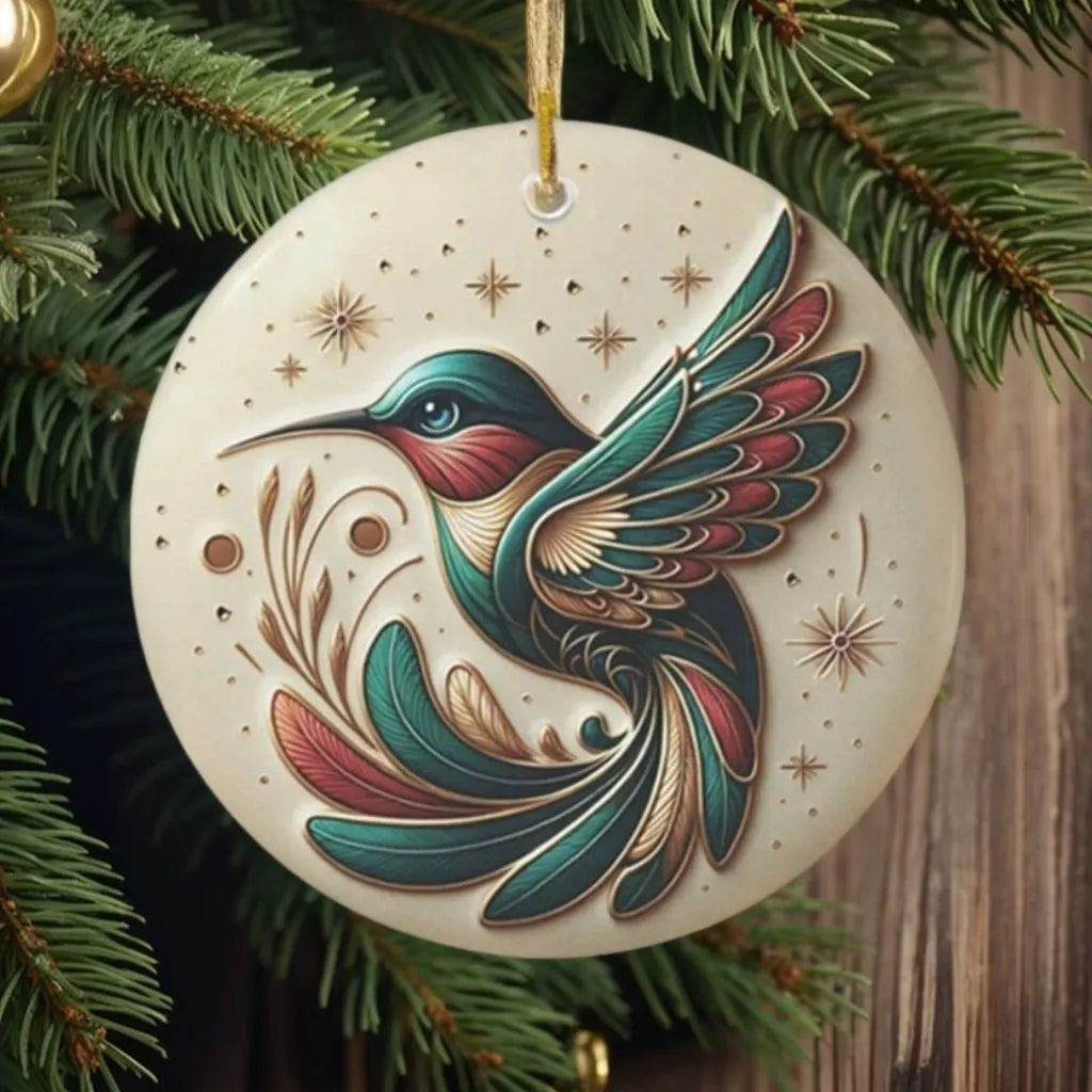 🔥Bird Of Many Colors Christmas Ornaments