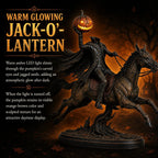 🎃🏇Midnight Chase Headless Horseman Statue