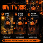 💀 Soul CollectorTM Pumpkin Edition Animated Halloween Yard Decoration