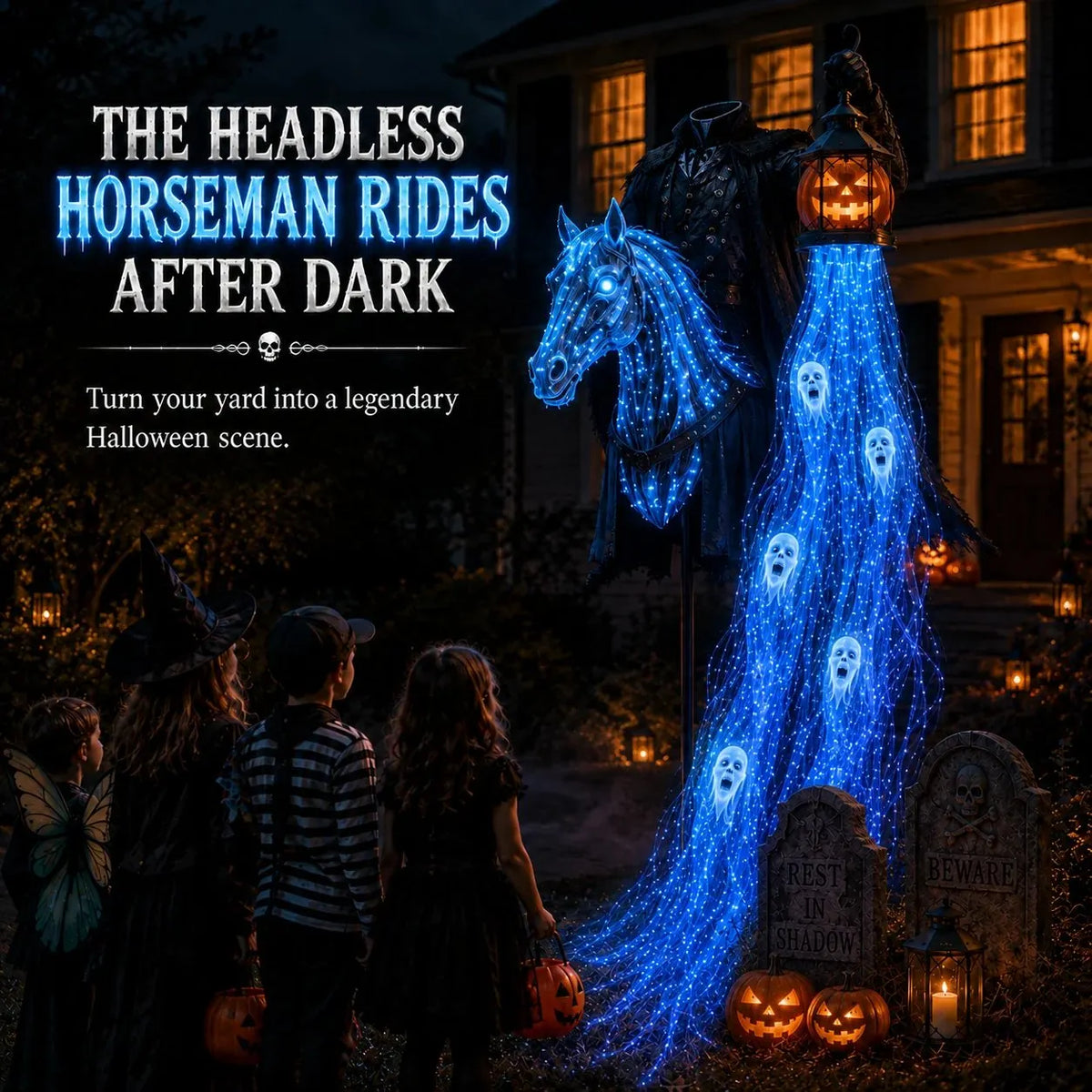Animated Halloween Soul Harvester Garden Light Collection💀