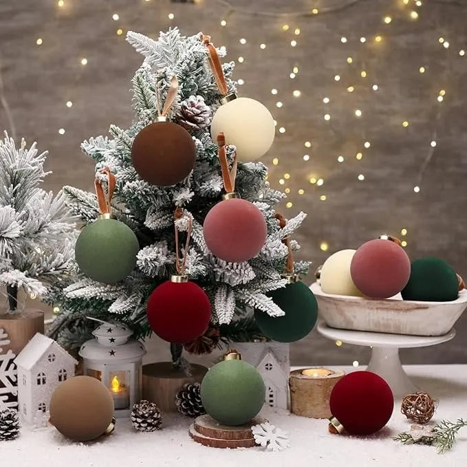 🎅Velvet Christmas Ornament Set