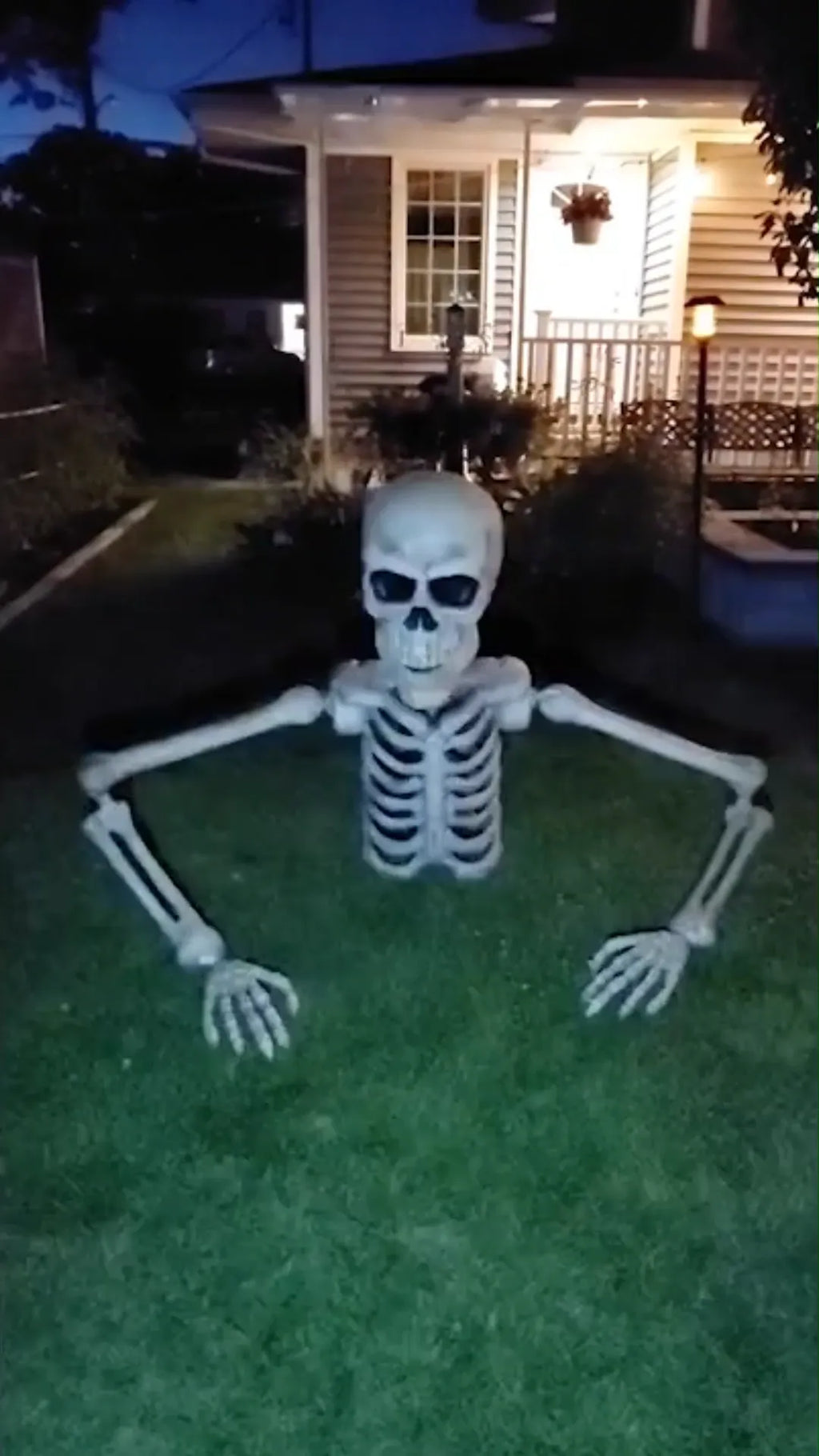 4 Ft. Posable Skeleton Halloween Decoration