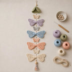 🦋Butterfly Garden Cascade DIY Crochet Kit