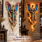 ✝️ Heavenly Radiance™ Lighted Angel Wall Sculpture ✨