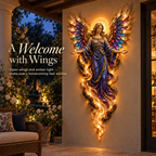 ✝️ Heavenly Radiance™ Lighted Angel Wall Sculpture ✨