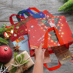 🔥🎄 Christmas Gift Bags Large Reusable Tote Bags