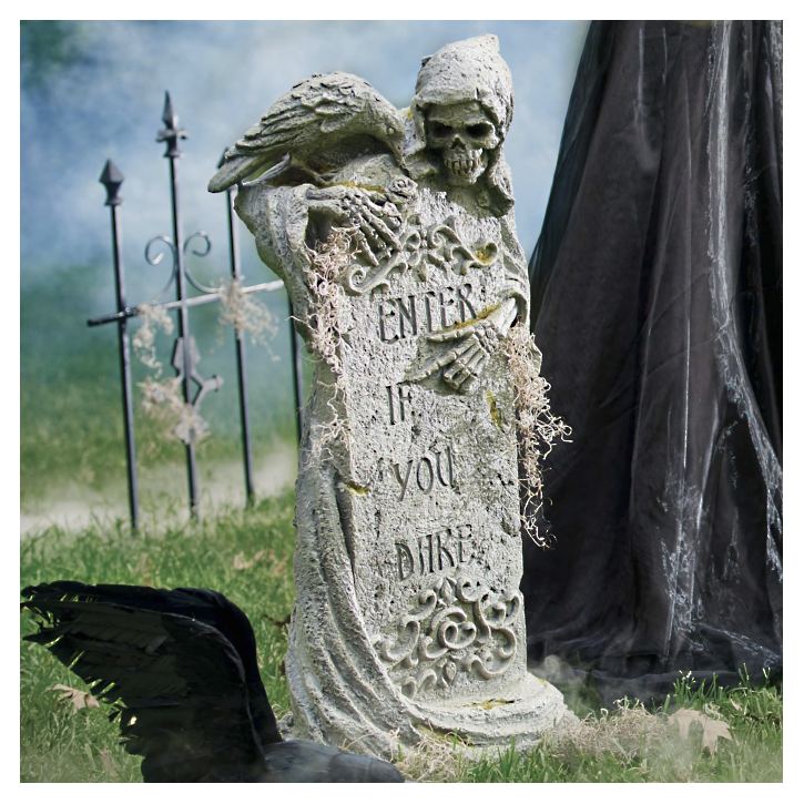 Enter If You Dare Tombstone