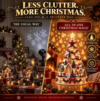 🔥 LAST DAY 49% OFF⭐🎄 Christmas Village Tree Tabletop Decor With Projector