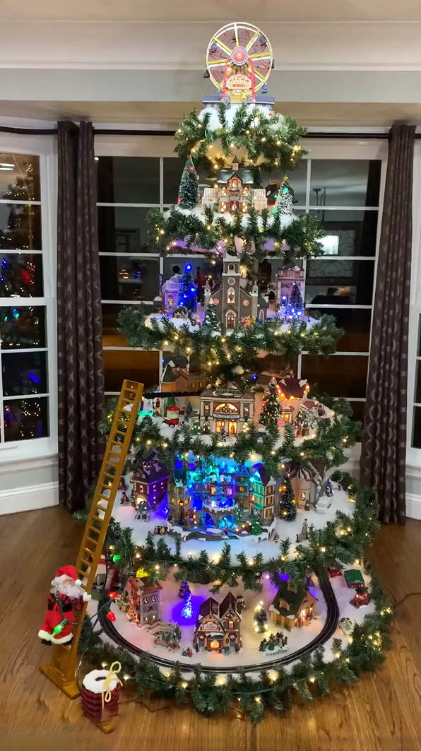 🎅Ferris Wheel Christmas Tree 🎄With light and Music-C
