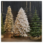 Snowfall Flocked Tree