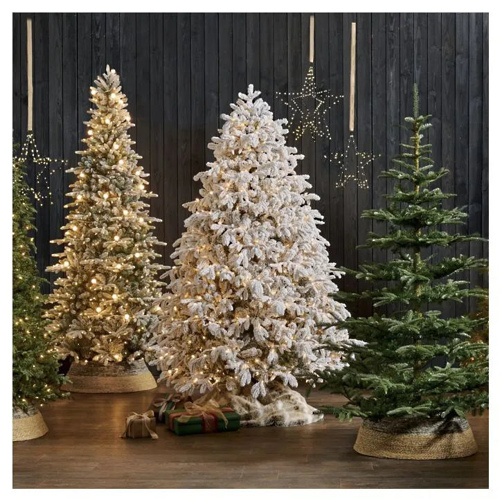 Snowfall Flocked Tree