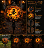 🎃 Solar Halloween Pumpkin Garden Stake Light