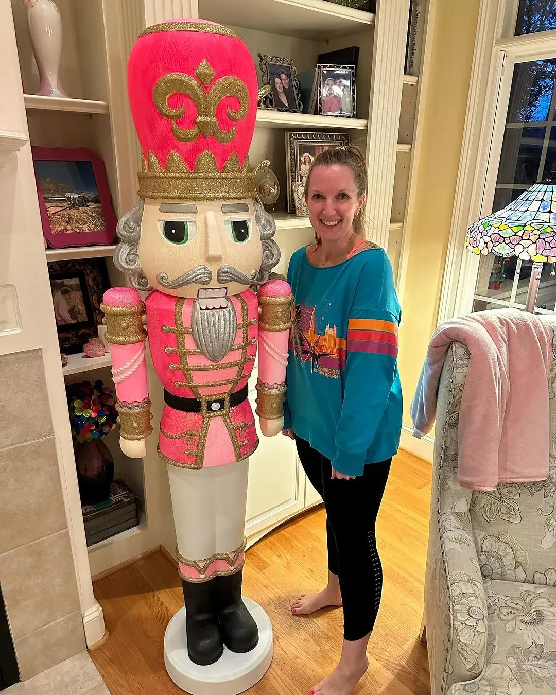 🎄christmas Sale🎄 - 75" DlY White Nutcracker Mold, With Lights Plays Music