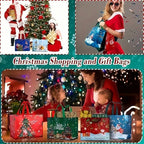 🔥🎄 Christmas Gift Bags Large Reusable Tote Bags