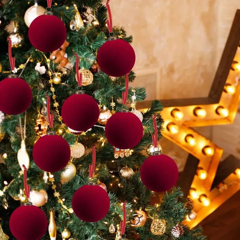 🎅Velvet Christmas Ornament Set