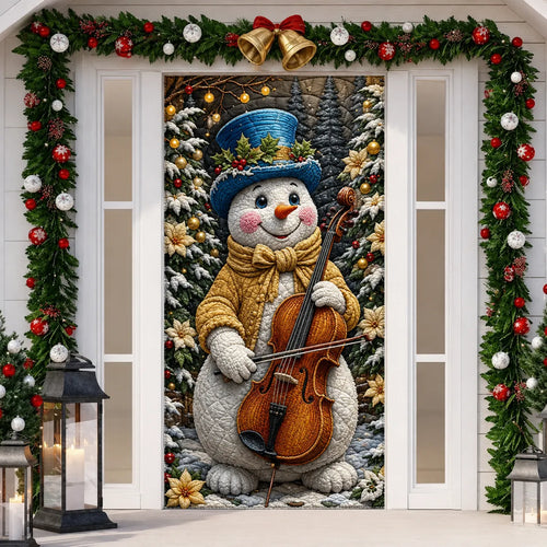 3D Christmas front door decoration