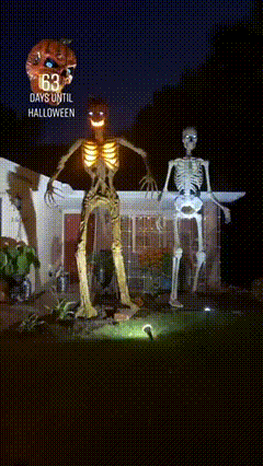 💝✨12 ft. Giant-Sized Skeleton with LifeEyes
