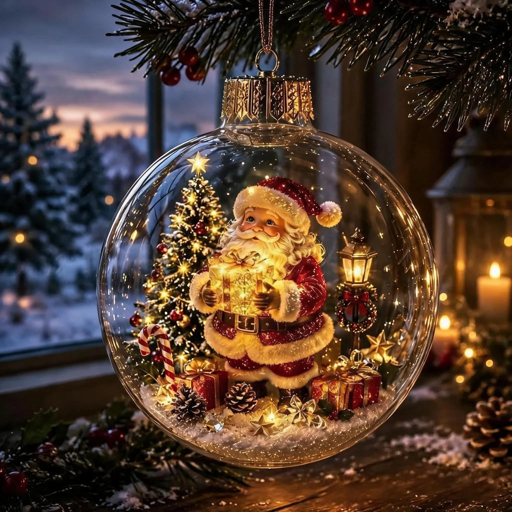 🎄Glowing Christmas Diorama Ornament✨