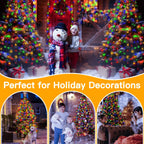🔥Waterproof Christmas Tree Waterfall Lights with Ring