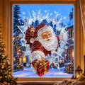 Crystal Christmas Break-In Window Decal