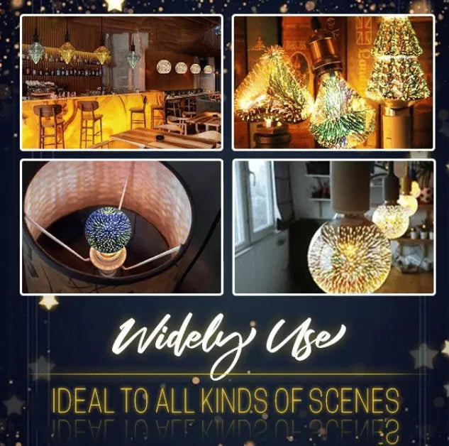 3D Fireworks LED Light Bulb🔥