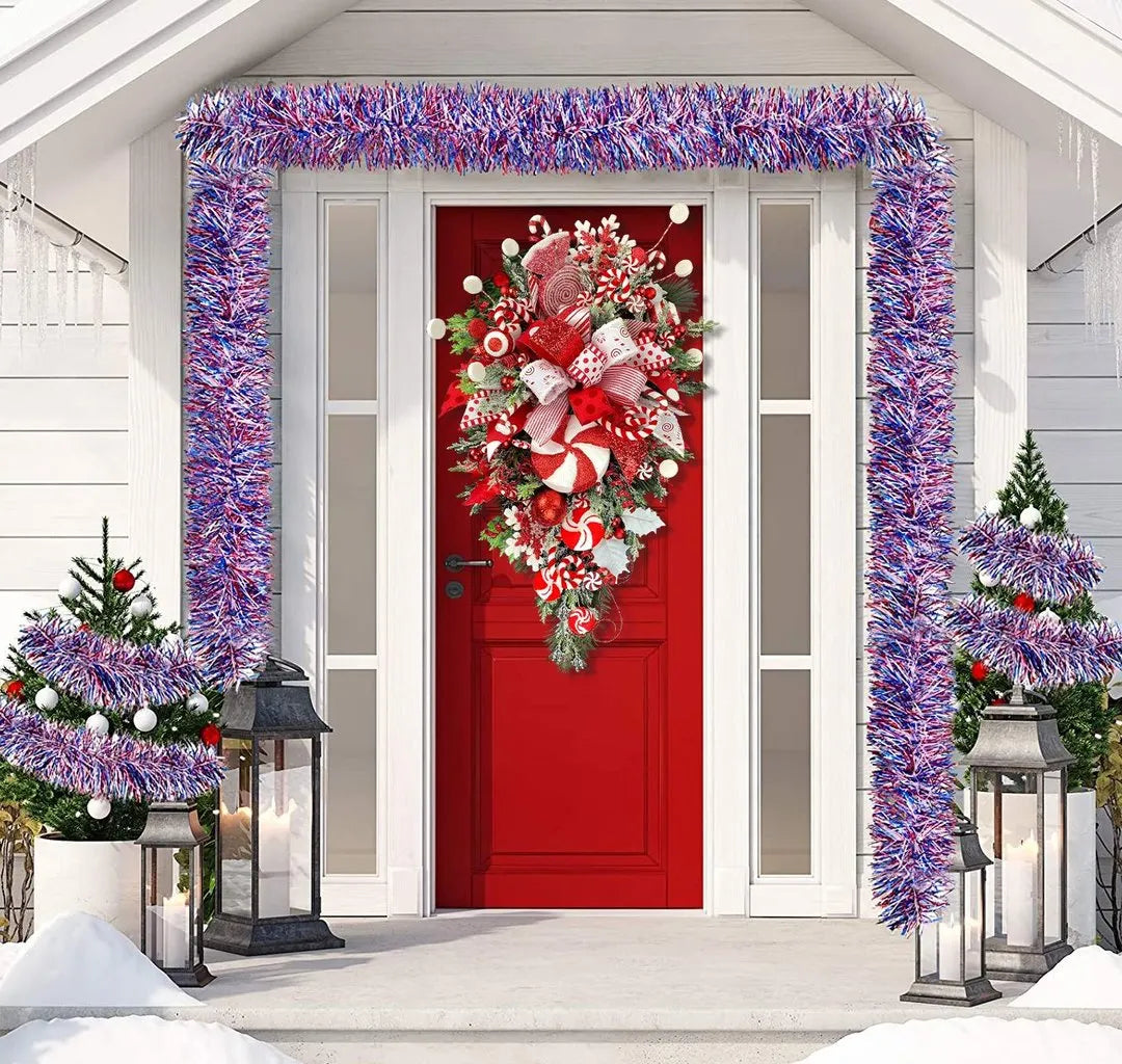 Candy Cane Christmas Wreath🍭