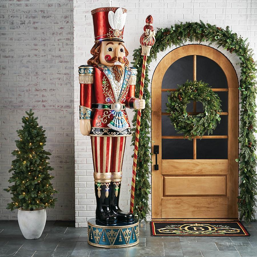 LED Giant 9ft Traditional Nutcracker