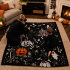 🎃👻Trick Or Trace Halloween Coloring Blanket🎨