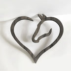 🎉Rustic Horse Heart Wall Decor with Greenery 💜– ✨Farmhouse Equestrian Home Accent