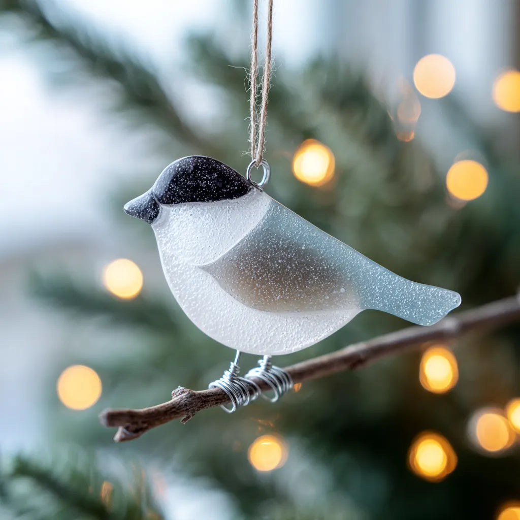 Sea Glass Birds Ornament