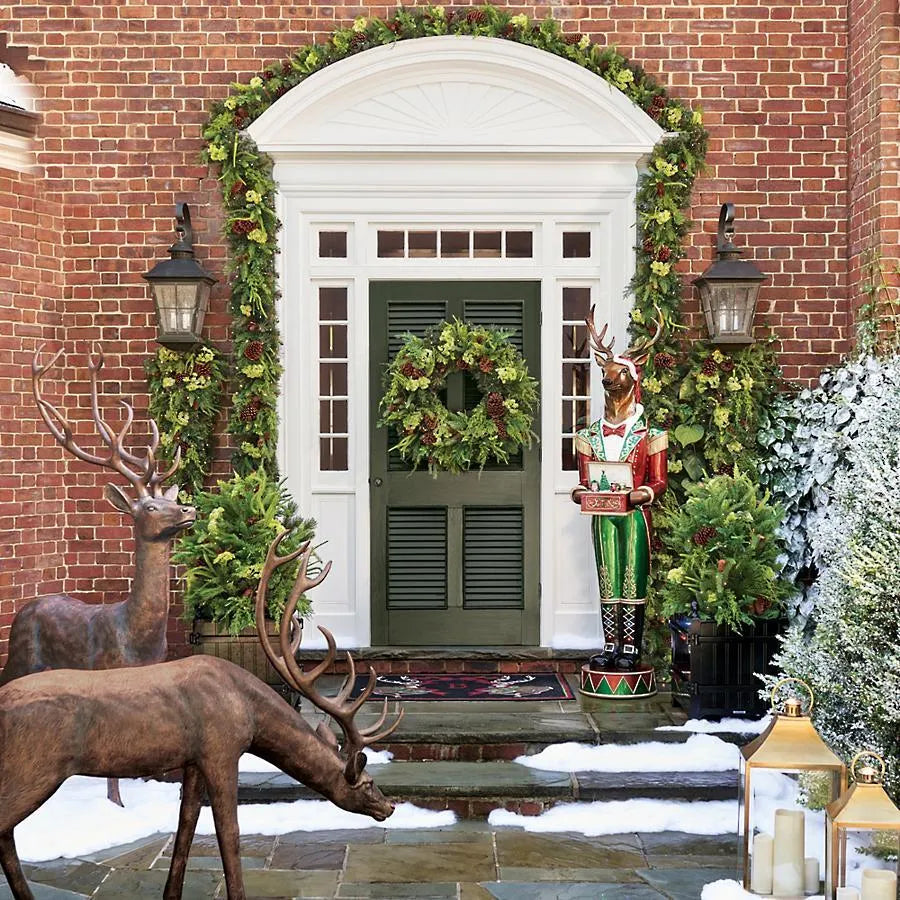 LED Holiday Glam Reindeer Nutcracker