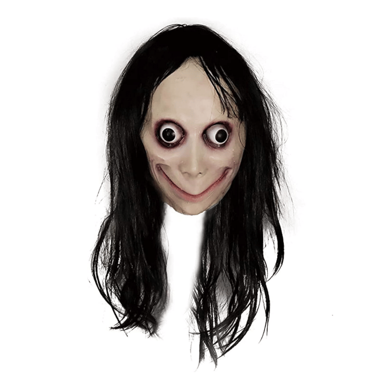 HiBienen 😱50 % RABATT👻Halloween Ghost Girl MOMO Horrormaske