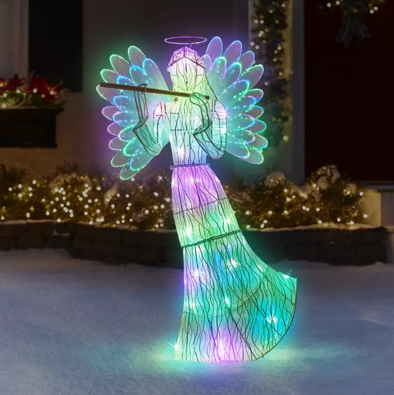 a?��Christmas Salea?��The Animated Fiber Optic Angel