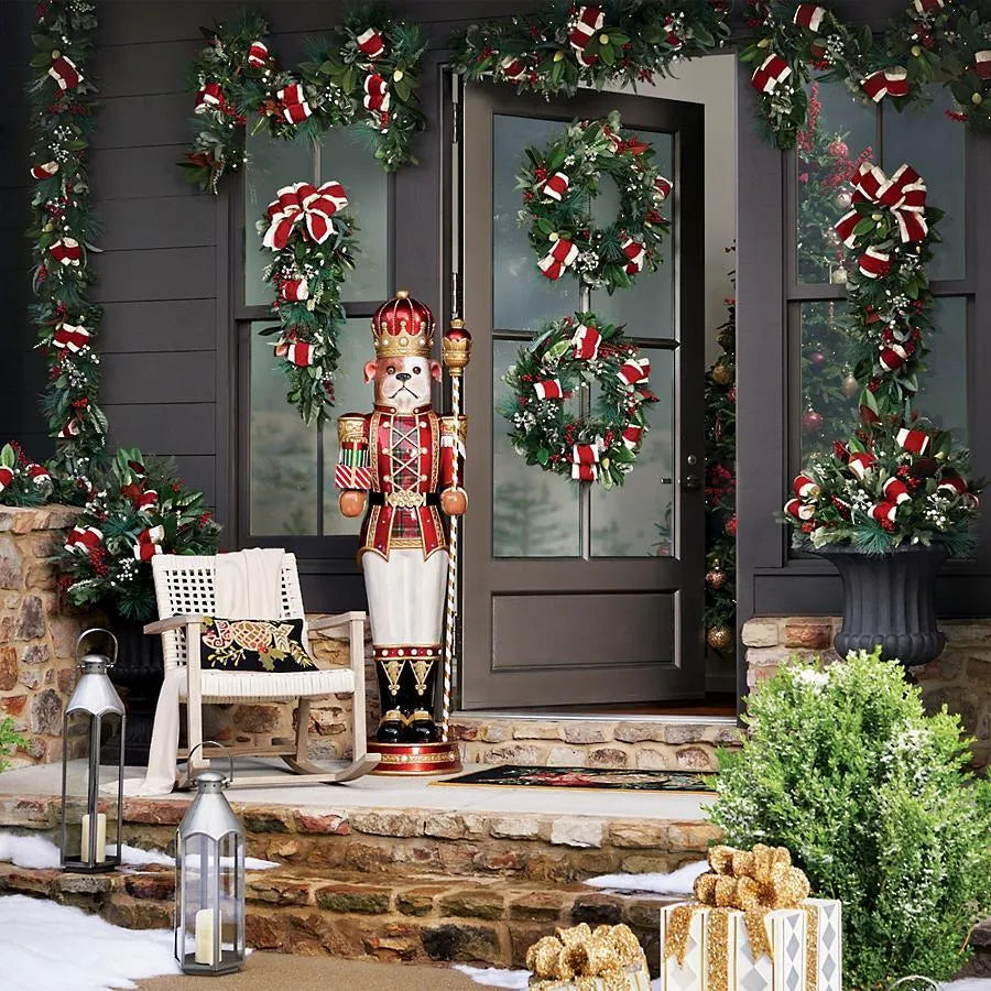 LED Dixie Dog Nutcracker