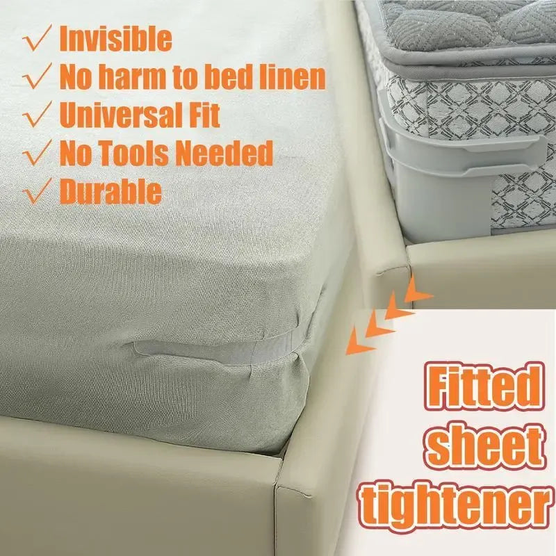 4-Pack Heavy Duty Bed Sheet Clips🔥🌟
