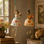 💃🌸 Let Your Space Dance — Whimsical Dancing Lady Hanging Ornament