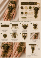 Zodiac DIY Beaded Hand Bracelet Kit – Create Your Celestial Wearable Art