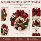 Christmas Fabric Wreath DIY Kit