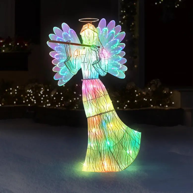 a?��Christmas Salea?��The Animated Fiber Optic Angel