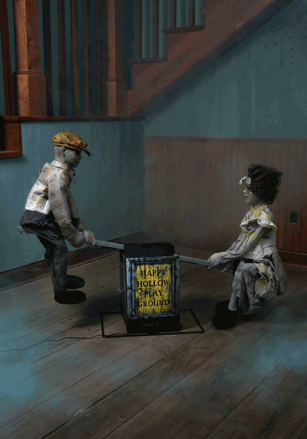 See Saw Dolls Playground Animated Prop
