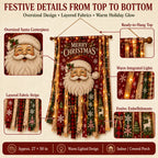 🎄Oversized Lighted Christmas Door Hanging Decor Collection