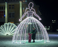 Outdoor LED Lighted Snow White Party Decorations