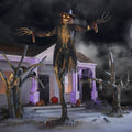 15 ft. Gruesome Grounds Giant-Sized Animated LED Worricrow H10