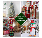 Fraser Hill Farm 71-in. Musical Snowy ChristmasStreet Lamp