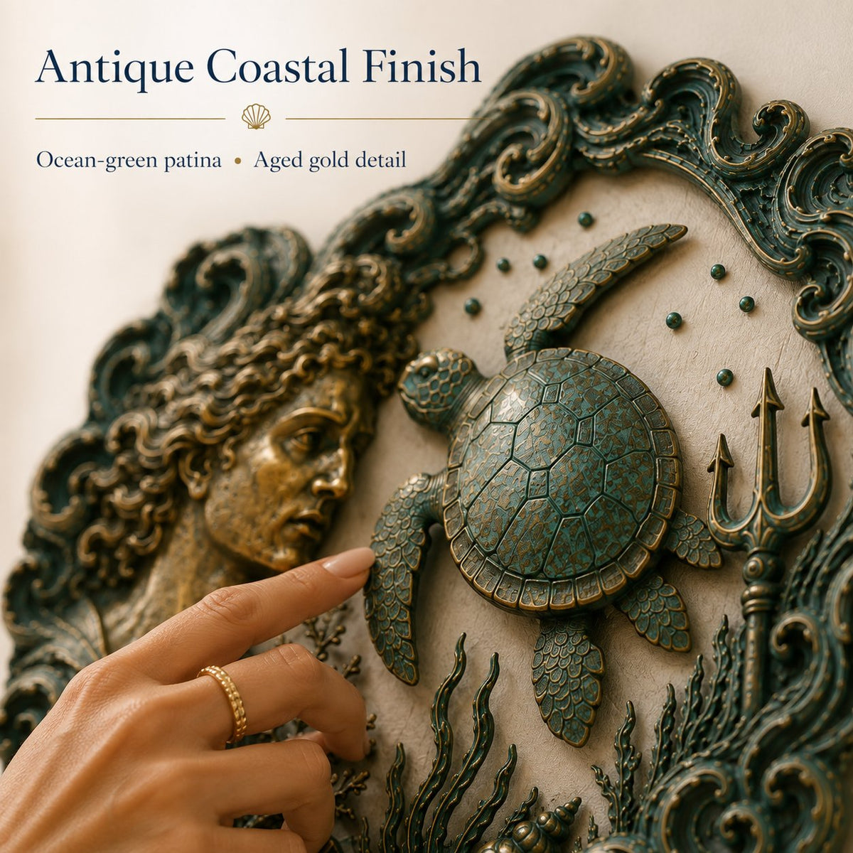 🌊 🔱Vintage Ocean Theme Wall Decor Collection