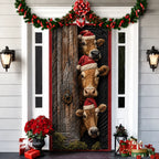 3D Christmas front door decoration