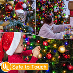 🔥Waterproof Christmas Tree Waterfall Lights with Ring